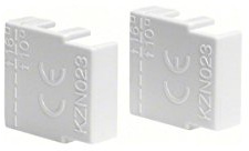 Hager Endkappe KZN023 f. 3Phasenschiene (10er Set) - Kunststoff - Endkappe für Phasenschiene