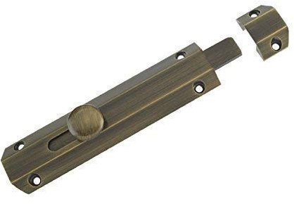 Heavy Duty Florentine Bronze Surface Slide Door Bolt Lock 150mm (6).