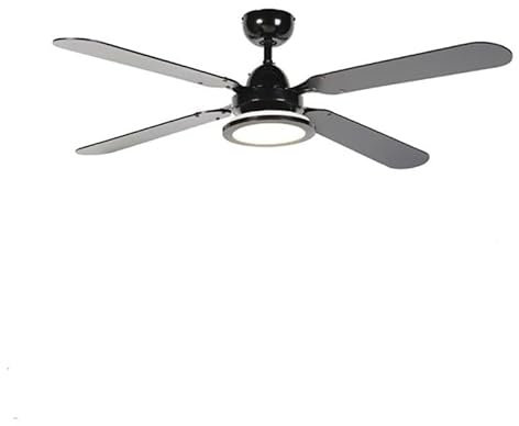 Qazqa fanattic - LED Ventilateur de plafond - 1 lumière - Ø 1330 mm - Noir - Moderne - éclairage intérieur - Salon I Chambre I Cuisine I Salle à manger