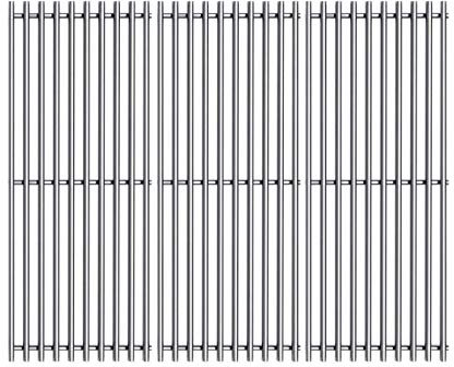 Htanch SD63246018 (3er-Pack) 43,2 cm Edelstahl-Kochroste für Charbroil Professional, Signature und Commercial Serie Tru-Infrared 3 Brenner Modelle 466242515 466242516 463367016 463242516