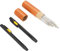 2X Crayons de Marque de Couture Blancs avec 20x Craie, Ensemble de Cartouches de Crayons de Craie Rechargeables marqueur de Tissu sur Mesure pour Le marquage et Le traçage de Couture