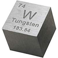GOONSDS Wolfram Metall Cube 99,95% Gravierte Periodensabelle W-Exemplare