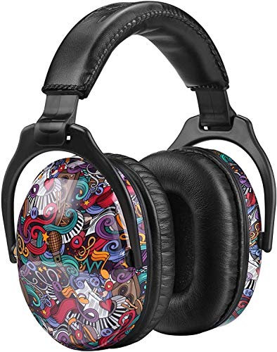 ZOHAN 030 Casco Anti Rumore Bambino Facilmente Regolabile Pieghevole Protezione Udito Confortevole con Borsa Trasporto, SNR 25dB per Autismo, ADHD, Fuochi d'artificio, Concerto, (Nota)