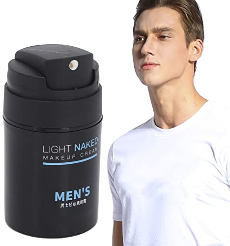 Herren-Concealer, Make-up-Concealer für Männer Herren-Make-up-Concealer, Gesichts-Concealer, Leichte, Atmungsaktive, Feuchtigkeitsspendende, Erfrischende, Einfache Reinigung, Körperanwendung, 50 G/1,8