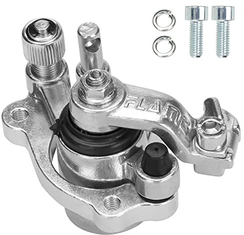 GREHUA Front Rear Disc Brake Caliper for Razor MX500 MX650 SX500 McGrath Dirt Rocket Dirt Quad Electric Motocross Bike E500S Electric Scooter Compatible with Razor Part W15128190009 Heavy Duty Silver | For McGrath Rocket Dirt Quad 500 ATV E500S, Stop Squeeze Distortion, Easy Installation, Full Complete Set, Premium Material