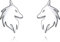 Wolf Ohrringe 925er Sterling Silber Glück Tier Wolf Ohrstecker Schmuck Geschenke für Frauen Mama Mutter Mädchen (Wolf)