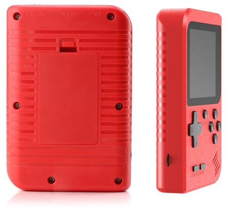 Zexrow Handheld Retro Game Console with 500 Classical Games 3.0-Inch Color Screen Support for Connecting TV Two players 1020mAh Rechargeable Battery Gift for Kids and Adult LCD Monitor