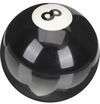 Toddmomy 2st Billardkugel Schwarz Einzelkugel Nr. 8: 57,2 mm Amerikanische Billardkugeln fur Billard Zubehör