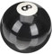 Toddmomy 2st Billardkugel Schwarz Einzelkugel Nr. 8: 57,2 mm Amerikanische Billardkugeln fur Billard Zubehör