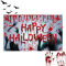 pologmase Gruseliger Stoff für Halloween, blutig, Halloween-Handtuch, Hintergrund mit Hand, dekoratives Zubehör für Halloween-Fotobooth für Partys