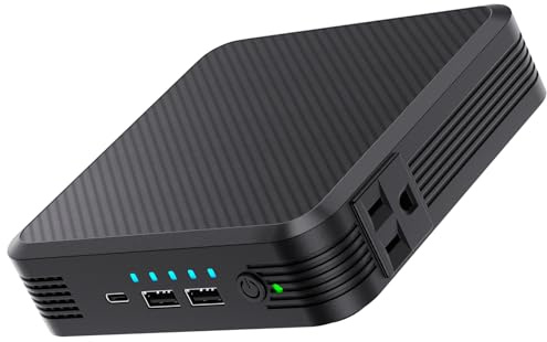 Paopaoyu Portable Laptop Power Bank 100W AC Outlet, 72Wh/20000mAh with 65W PD USB C Portable Laptop Charger, External Battery Pack for MacBook, Notebooks, Laptops