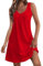 Robe Femme Plage Robe Ete Femme Robe Ete Femme Robe Fluide Mi Longue Robe Jaune Femme Robe Été Coton Robe Large Femme Enceinte Women's Dress Robe Femme Ete Robe D'Été Chic Rouge S