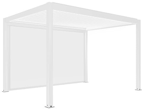 Oviala Pergola bioclimatica autoportata motorizzata illuminata 3x4m 1 Store