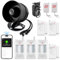 Fuers Home Security Systems WiFi Burglar Alarms120 dB Home Alarm Systems 10 Piece PIR Motion Sensor with Remote Control Shed Alarm with Free App Notification for House Safety