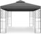 habeig++ Pavillon Festzelt Tahiti mit wasserdichtem Dach und PVC 3x3m Metall (anthrazit)