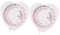 Yardenfun 2St bmi Maß taillenmieder gurt Praktisches Maß Herzförmiges Maß BMI Messband Körper Maßbandwerkzeuge taschenrechner bmi gesundheit maß bmi rechner Abs Weiß