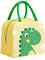 Bolsa Almuerzo Infantil, bolsa de almuerzo plegable impermeable, Linda bolsa de almuerzo dinosaurio, bolsa de almuerzo reutilizable, Bolsa Térmica Porta Alimentos para Niñas, para niños