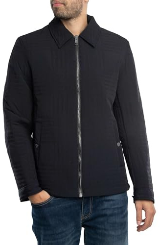 Ted Baker Men's Quilted Harrington Jacket, Black, L