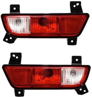 ALaaaaL Auto Rücklicht für JAC T8 Pickup,Auto-Heckstoßstangenbremslicht Heckblinkerreflektorlampe Ersatz Zubehör,C-A Pair