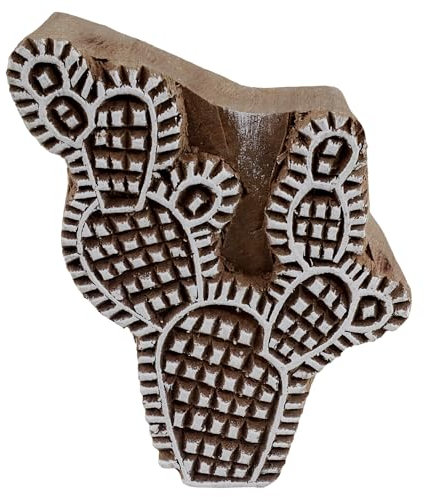 Stempel aus Holz Kaktus 6cm Kakteen Kaktusgewächs Holzstempel