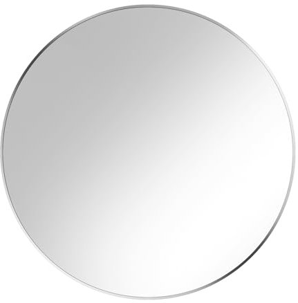 20cm Non Glass Round Mirror Acrylic Round Mirror Centerpieces for Tables Mirror Tray Candle Plate Wall Mounted Mirror Round Mirror Plate Self Adhesive Circle Mirror for Wedding Table Centerpiece