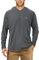 Roadbox Men's Sun Protection Swim Hoodie Long Sleeve, Quick Dry Fishing Shirts Lightweight, UV SPF 50+ Breathable Running Tops for Gym Sports Hiking Dark Gray