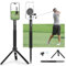 PrecisionMaster Golf Tripod & Monopod, Magnetic Golf Filming Stick 135cm Adjustable Aluminum, Golf Swing Training Aid Compatible with Magsafe iPhone Android Phones (Magnet)