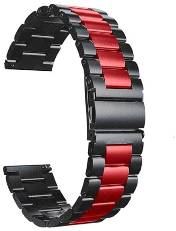 CKAKZTPTEV 20mm 22mmquick-release Stainless Steel Metal Band Loops Suitabletraditional Watches And Smart Watch Bands Unisex