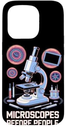 Microscopes Before People Science Lovers Case for iPhone 15 Pro