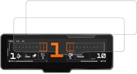 GlareStop Displayschutzfolie kompatibel mit KTM 990 DUKE R (2025-) 2 x Entspiegelt