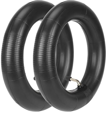 Natcoo Cámara de Aire 10 Pulgadas 10x2.50 para Patinete Eléctrico, Válvula 90°, Reforzada, Resistente al Desgaste, Amortiguadora, Antifugas – para Ninebot MAX G30/G30P/G30LP, Kugoo M4/M4Pro etc.