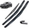 Escobilla Kit de Alto Rendimiento, Fácil Instalación, Hojas Planas Originales,para Nissan Qashqai J11 2013-2018,26in+17in+12in