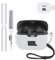 silicone protective case for JBL Tune 230NC TWS earbuds,toergy Eco-friendly bluetooth earbud case with precise hole positioning - shock-proof & scratch resistant, comfortable touch,white