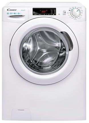 Candy Smart Lavatrice 9 Kg, 1200 Giri, Classe B, Bianca | Cicli Rapidi, NFC, Connessa, 16 Programmi, Partenza Ritardata, App hOn, 60x52x85 cm, CSS 129TW4-11