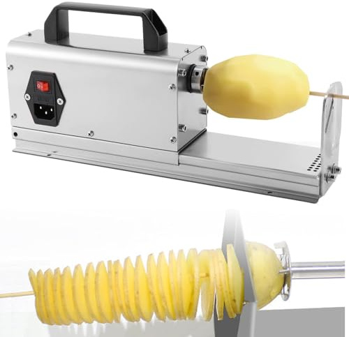Electric Potato Slicer 3 in 1 Spiral Tornado Potato Slicer Twister Silce Cutter Thicker Potato Slicer for Potato Carrot Potato Turning Speed