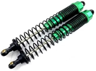 Rc-StoßDäMpfer Für HSP 94180 4X4 1/10 130mm Lange Öl Einstellbare Stoßdämpfer Dämpfer 18019 18000 Bergsteigen Für Rock Klettern RC Auto(Green)