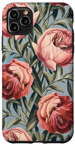 Floral Nouveau Art Pattern Rose Flowers William Morris Art Case for iPhone 11 Pro Max