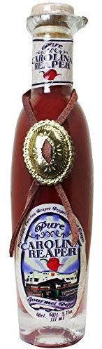 KICKIN' Purée de purée de sauce piquante au poivre Pure Carolina Reaper 3,75 oz - Cadeau gastronomique parfait - Idéal pour faire de la sauce piquante