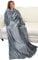 Catalonia, coperta in pile con maniche, micro peluche morbido visone, soffice coperta, coperta scialle per adulti, donne e uomini,185 x 130 cm, Microfibra, Gray, 185cm x 130cm
