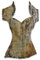 Loberon Ornament Corsage, Vintage-Flair, Romantische Zierbüste, Rustikales Antik-Finish, Wanddekoration, Wandobjekt, Eisen, antikbraun