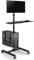 Maclean MC-793 Carrello per monitor e pc posto di lavoro in piedi e da 17 -32 fino a 20 kg VESA 75x75,100x100
