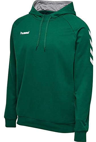 hummel Herren Hmlgo bomuld hættetrøje Kapuzenpullover, Evergreen, S EU