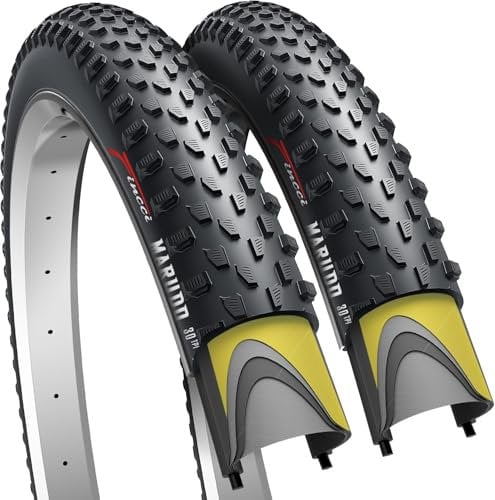 Fincci Fahrradreifen 29 Zoll - Paar MTB Reifen 29 Zoll x 2.1 Zoll, 52-622 Anti-Punktur mit Pannenschutz 1 mm - Schwarz Fahrrad Mantel für MTB, Rennrad, Mountainbike, Hybrid Fahrrad - 2er Pack