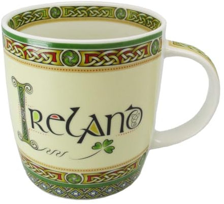 Royal Tara Tasse aus feinem Porzellan, mit keltischem Knoten-Design, 325 ml