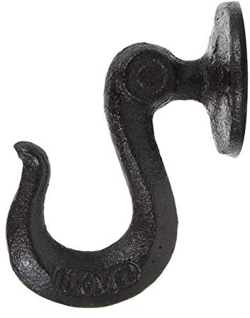 TEHAUX Ganci Decorativi in ??Ferro Battuto a Parete di Base per Cucina E Bagno Ganci Decorativi Antichi Rustici per Appendere Accappatoi Cappotti Borse E Vestiti