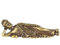 Zonster Messing Mini Retro Reclining Buddha-dekor-Statue Figuren Skulptur Sammler Kleiner Buddha
