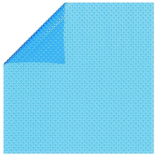 Festnight Cubierta Solar Piscina isotérmica Azul Rectangular 6x4m Lona térmica Protectora Cobertor Piscina