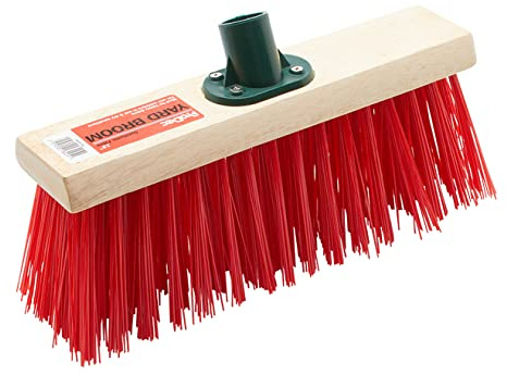 ProDec 13 Synthetic Fibre Yard Broom Head for Heavy Duty Outdoor Sweeping