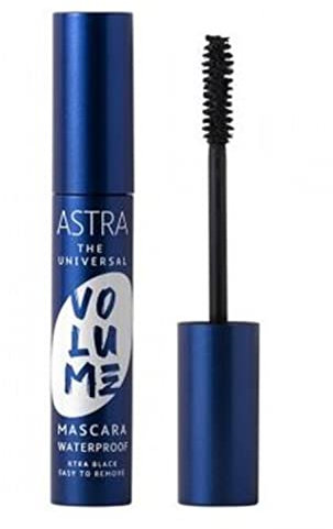 Astra The Universal Volume Mascara Waterproof, Effetto volume extra immediato e ciglia super definite. Nero