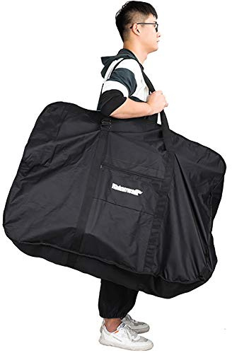 SUNELFFY Faltbare Fahrrad-Reisetasche, passend für 26 Zoll oder weniger Falträder, Fahrrad-Transporttasche